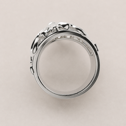 Cross Silver Ring