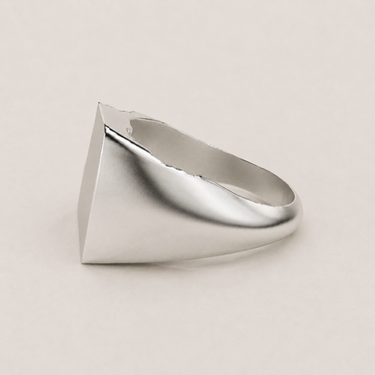 Fracti Silver Ring