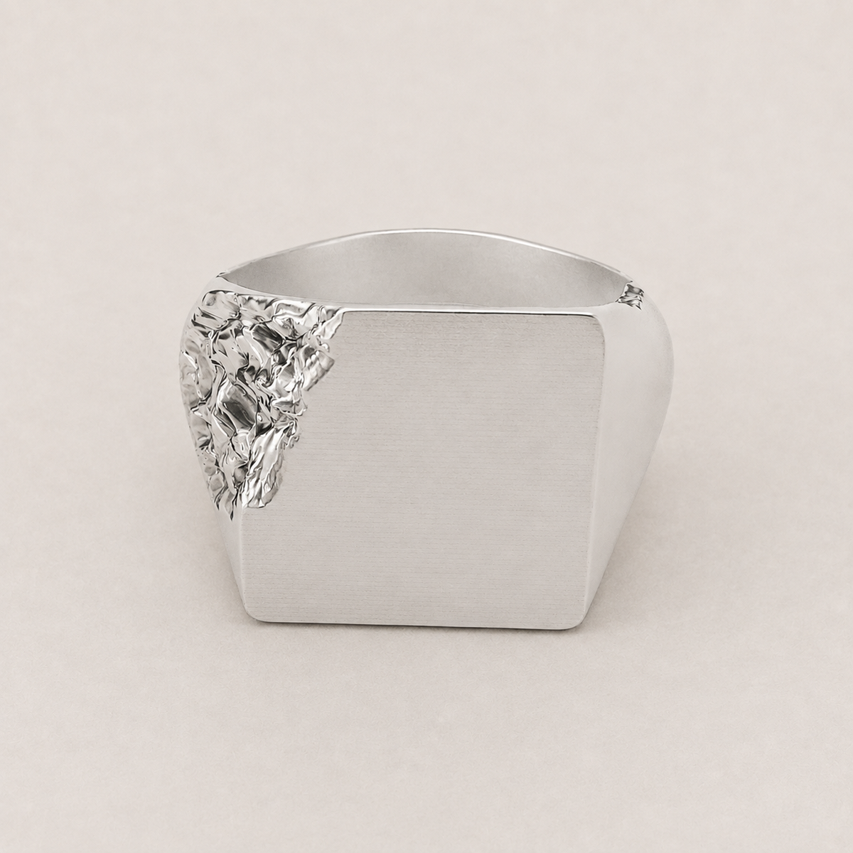 Fracti Silver Ring