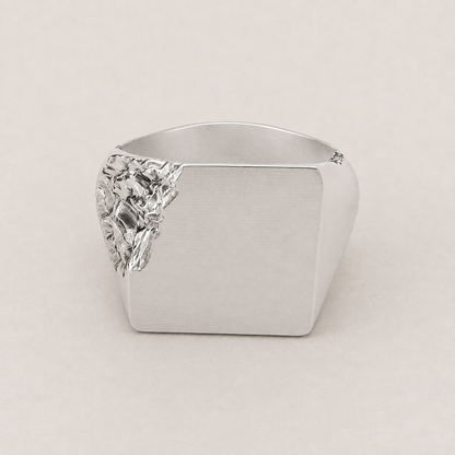 Fracti Silver Ring