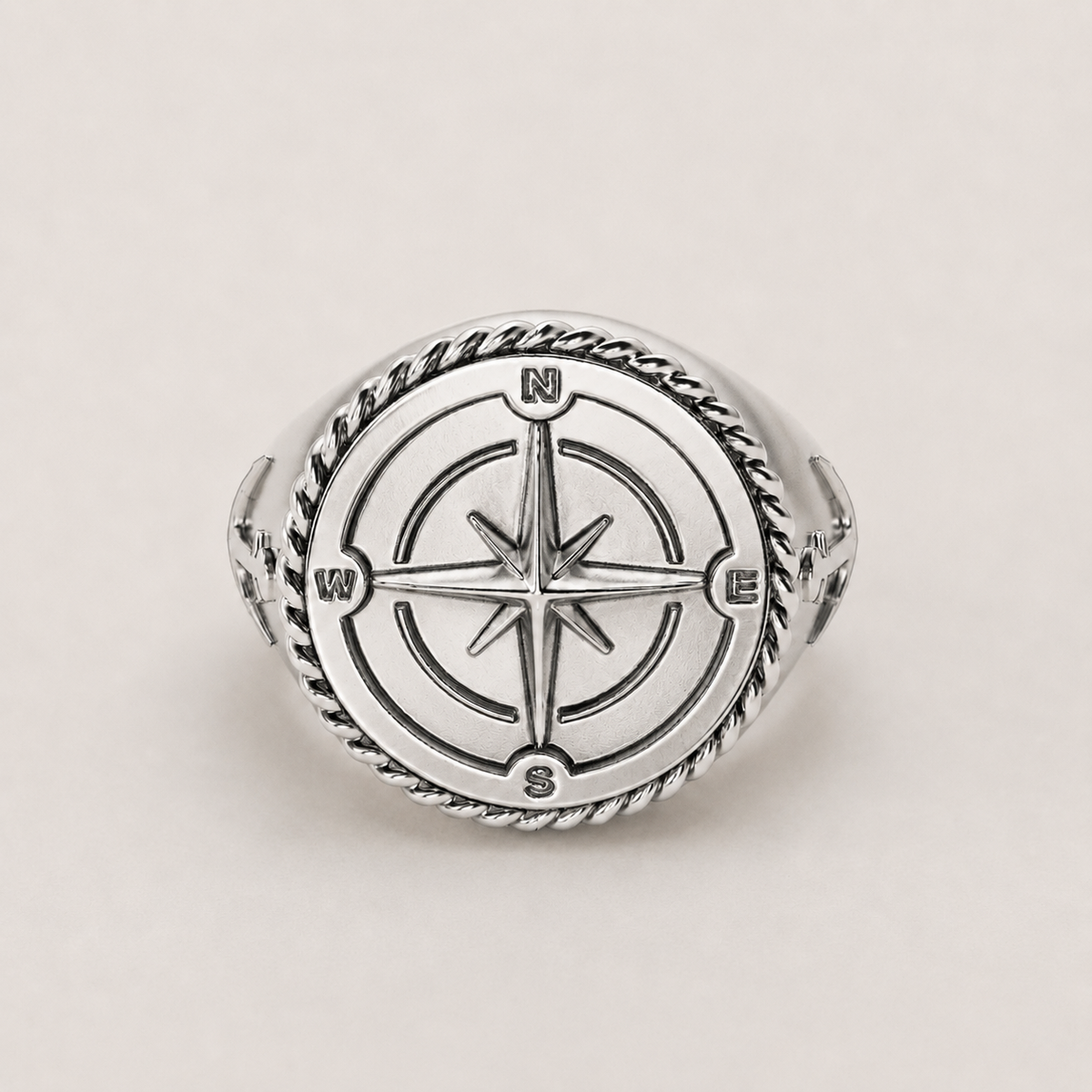 Coordinates Silver Ring