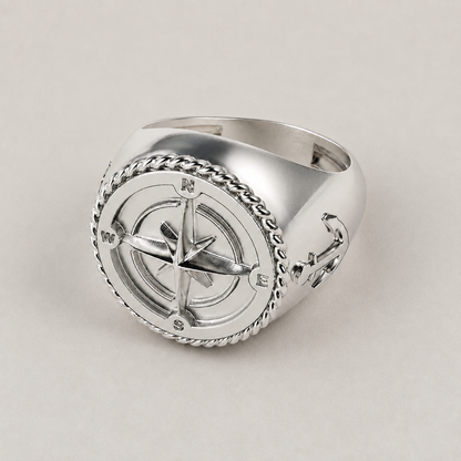 Coordinates Silver Ring