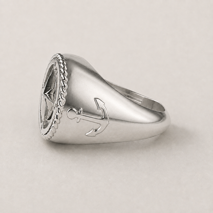 Coordinates Silver Ring