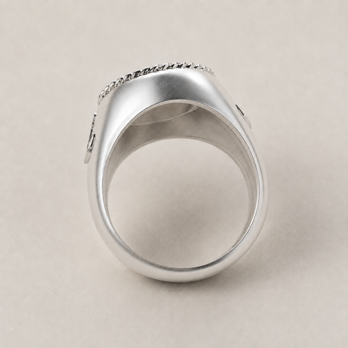 Coordinates Silver Ring