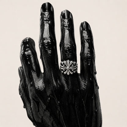 Cross Silver Ring
