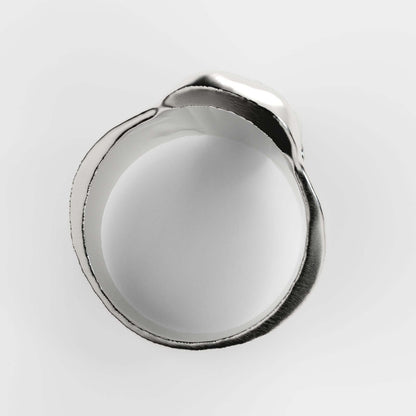 Anillo calavera plata