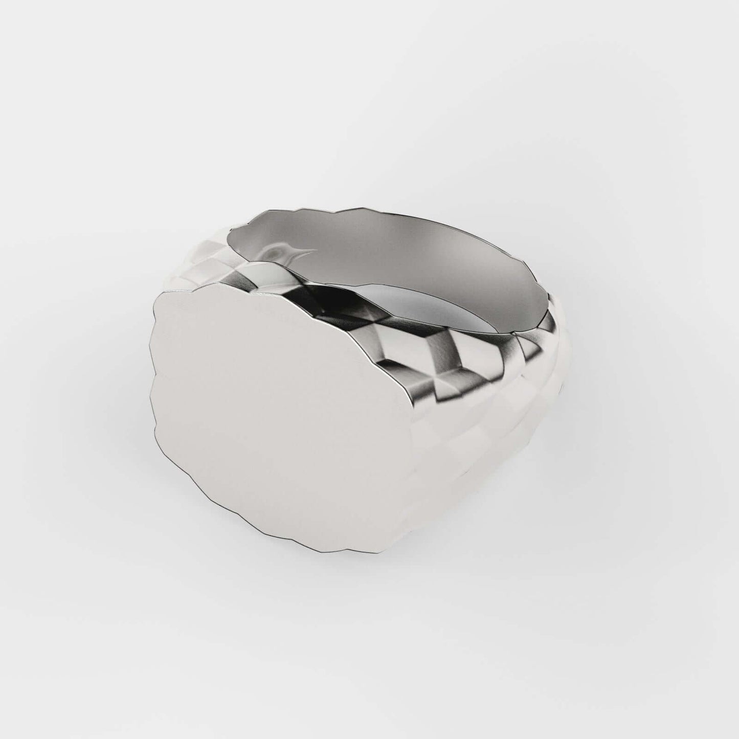 Polygonal signet ring