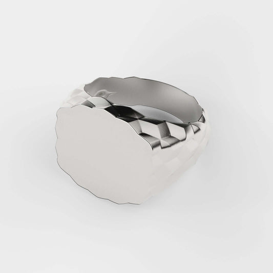Polygonal signet ring