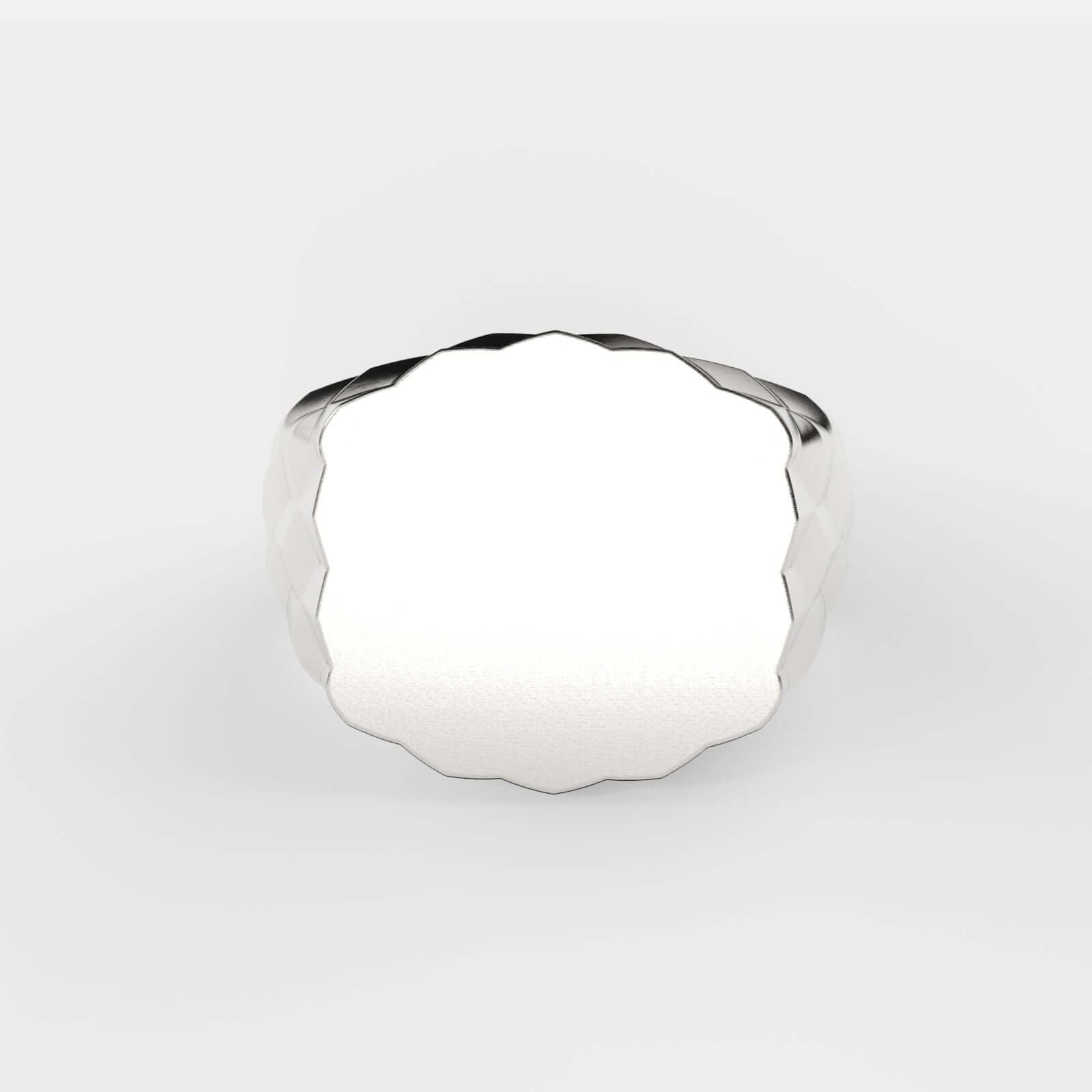 Silver signet ring
