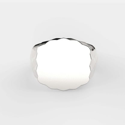 Silver signet ring